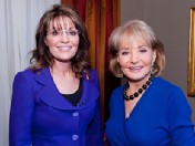 Photo: ABC's Barbara Walters interviews Sarah Palin