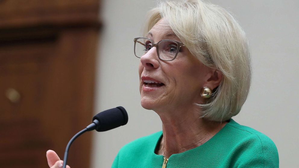 DeVos under fire for saying schools can report undocumented students