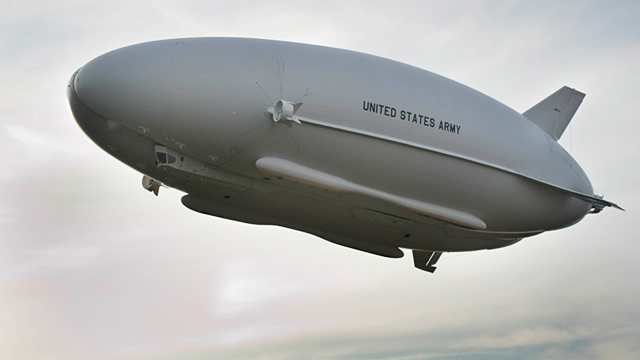 Army's Massive Blimp Takes to the Skies - ABC News