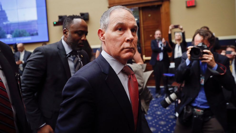 Two top Pruitt aides leave EPA abruptly as ethics investigations heat up