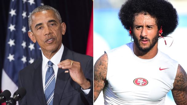 Obama says Colin Kaepernick 'exercising constitutional right