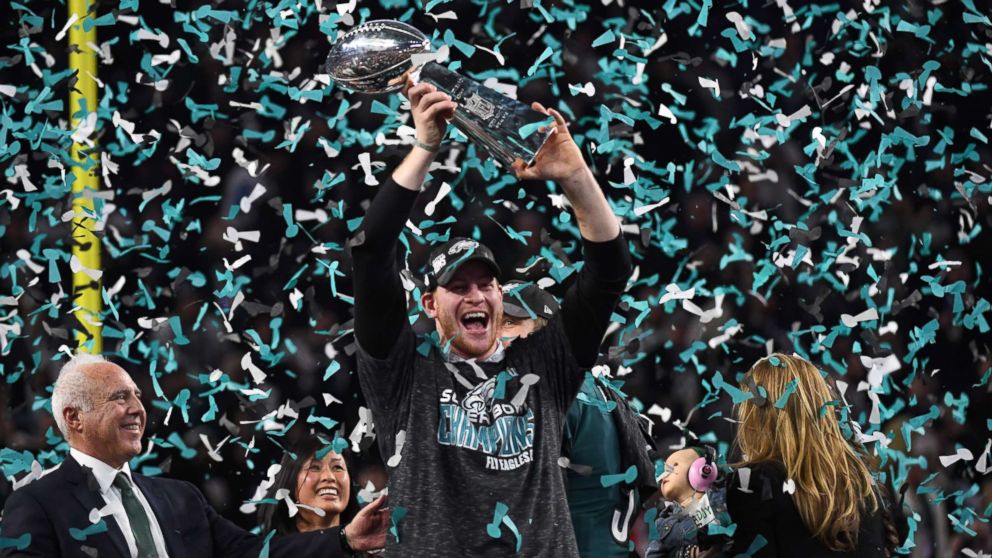 Philadelphia Eagles top New England Patriots to win first Super Bowl