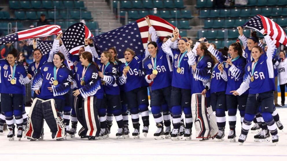 US women's hockey wins first gold since 1998 in dramatic win over Canada