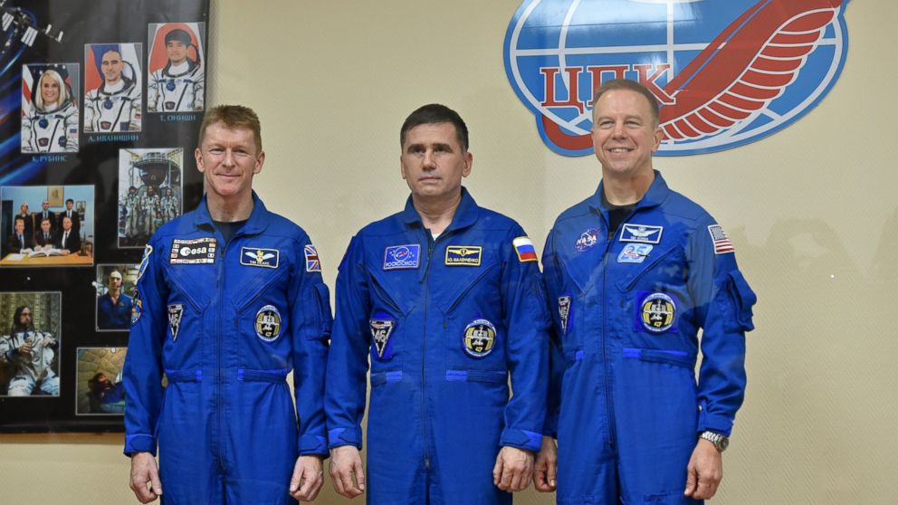 Astronaut Trio Set to Blast Off to International Space Station - ABC News