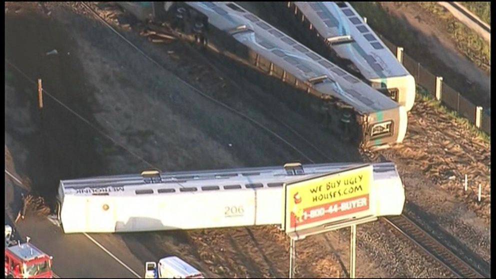 Commuter Train Derails Near Los Angeles Video - ABC News