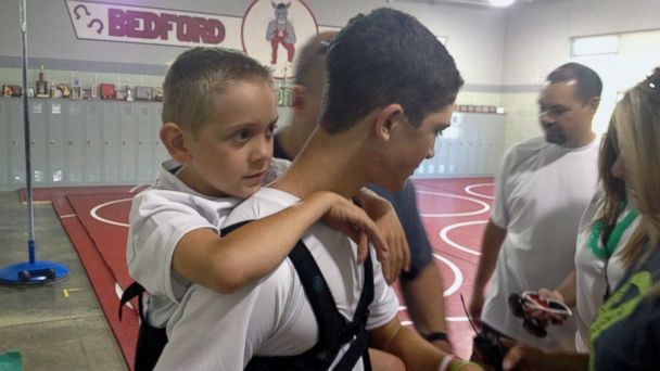 Teen Finishes 40-Mile Trek Carrying Brother for Cerebral Palsy ...