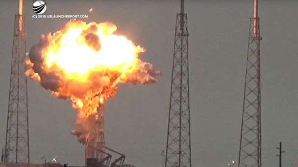 SpaceX Rocket Explosion Captured on Dramatic Video - ABC13 Houston