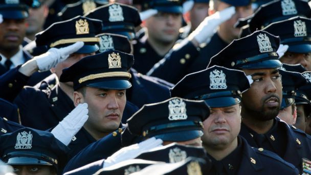 Slain Cop Called a 'Hero' and Promoted by NYPD Commissioner - ABC7 San ...