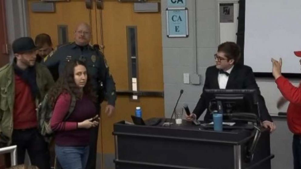 Conservative Speaker Arrested At Uconn Blames Security Students Youtube