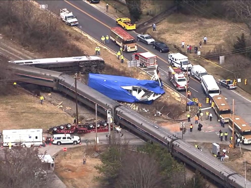 Amtrak Train Derails in North Carolina After Hitting Tractor Trailer ...