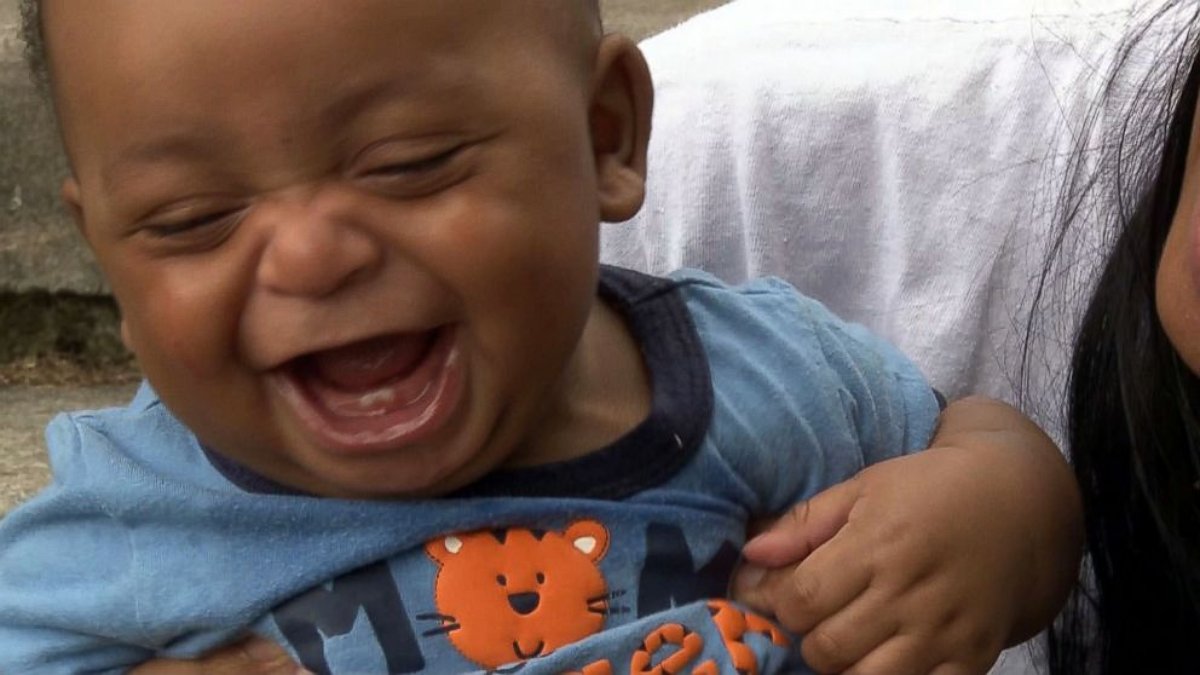 PHOTO: This photo provided by Heidi Wigdahl of WBIR-TV shows seven-month old Martin DeShawn McCullough being held by his mom Jaleesa Martin. A judge in eastern Tennessee changed the boy's first name to Martin from Messiah.'