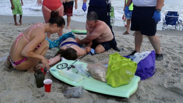 Two Teens Mauled In Shark Attacks At North Carolina Beach Abc7 Chicago