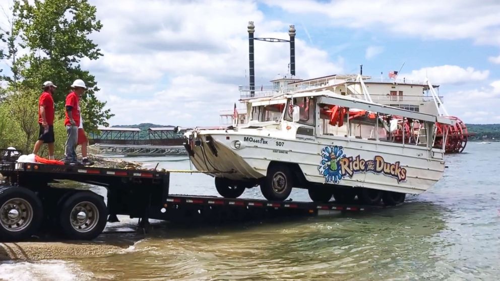 life jackets seen from duck boat canopy as doomed vessel