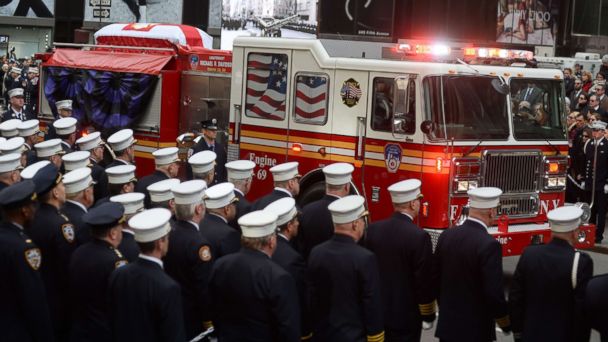 Thousands attend the funeral for FDNY firefighter who died in 5-alarm ...