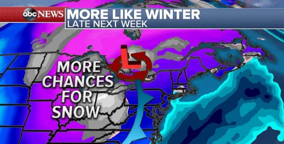 PHOTO: It will definitely feel like a traditional December in parts of the eastern United States