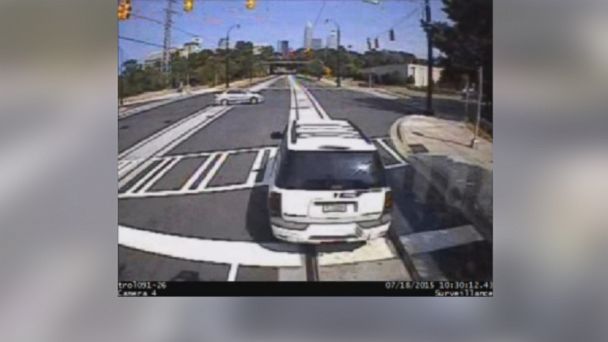 The Dramatic Moment a Streetcar Crashed Into an SUV