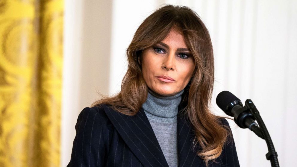 President visits first lady Melania Trump in hospital after kidney ...