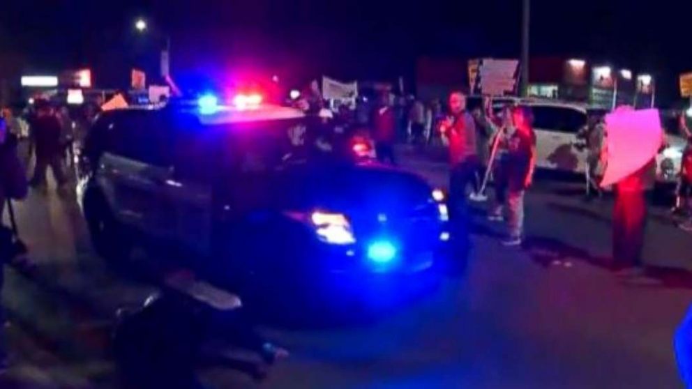 Marcher Hit By Police Vehicle While Protesting Shooting Of Stephon Abc7 Chicago